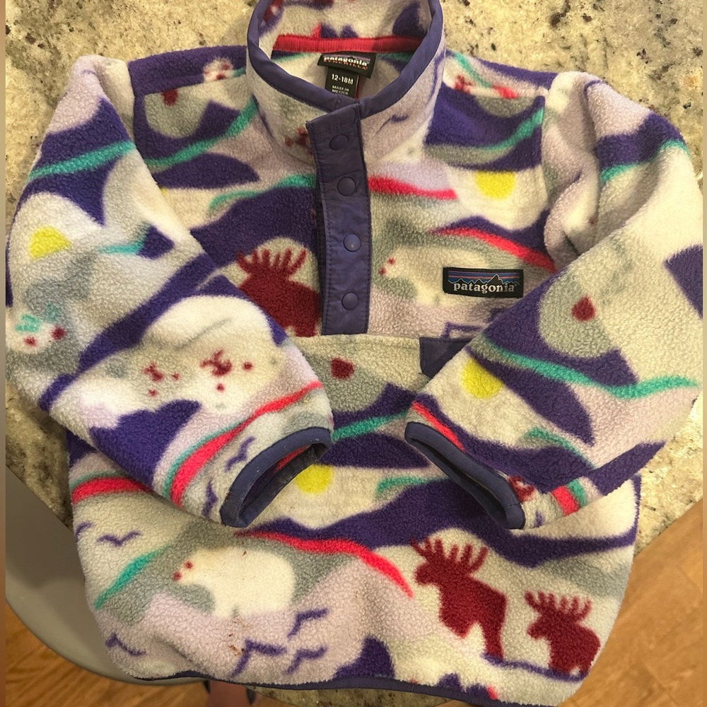 Patagonia Fleece Pullover 12-18 Month